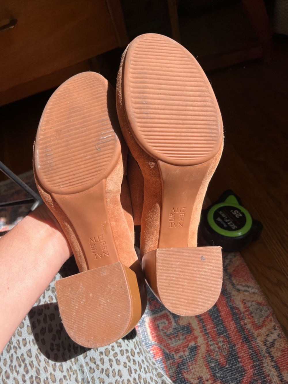 Naturalizer Genn-Leap Slingback Block Heel Open Toe Sandals - Picture 11 of 11